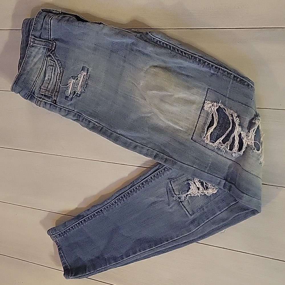 Vanilla Star distressed 5 pocket skinny jeans